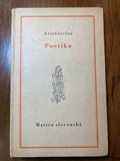 kniha Poetika, Matica slovenská 1944