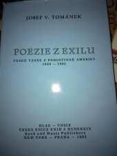 kniha Poezie z exilu české verše z pohostinné Ameriky 1988-1992, Hlas-Voice 1992
