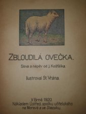 kniha Zbloudilá ovečka, Ústř. spolek učit. 1920