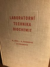 kniha Laboratorní technika biochemie, Československá akademie věd 1959