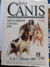 kniha Katalog mezinárodní výstavy psů všech plemen se zadáváním CACIB-FCI Brno 6. - 7. července l99l, Federální výbor mysliveckých svazů v České a Slovenské Federativní Republice 1991