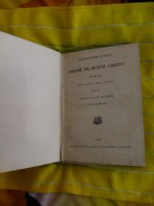 kniha Hrabě de Monte Cristo Díl V. román., Jos. R. Vilímek 1925