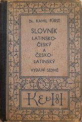 kniha Slovník latinsko-český a česko-latinský, Kvasnička a Hampl 1940