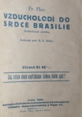 kniha Vzducholodí do srdce Brasilie, Ústřední nakladatelství a knihkupectví učitelstva českoslovanského 1929