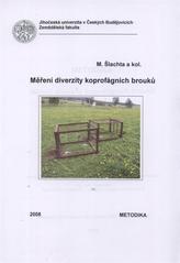 kniha Měření diverzity koprofágních brouků, Jihočeská univerzita, Zemědělská fakulta 2008