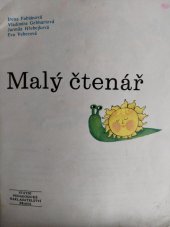 kniha Malý čtenář  Pro první ročník základní školy, 3. Díl , SPN 1985