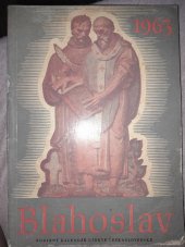 kniha Blahoslav 1963 Rodinný kalendář církve československé, Blahoslav 1963