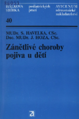 kniha Zánětlivé choroby pojiva u dětí, Avicenum 1989