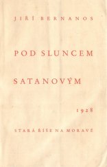 kniha Pod sluncem satanovým, Marta Floriánová [distributor] 1928