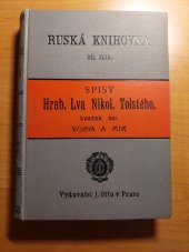 kniha Vojna a mír II. Svazek 13, Ruská knihovna XLIX., J. Otto 1908