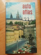 kniha Auto atlas ČSSR  1:400 000, Kartografie Praha 1971