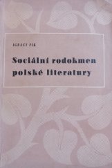 kniha Sociální rodokmen polské literatury, Orbis 1948