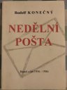 kniha Nedělní pošta Básně z let 1956- 1986, Rudolf Konečný 1996