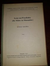 kniha Lesy na Plzeňsku  Die Wäldar im Pilsnergebiet., Královská česká společnost nauk 1943