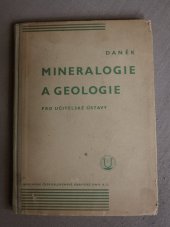 kniha Mineralogie a geologie pro učitelské ústavy, Česká grafická Unie 1935