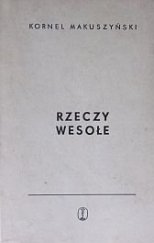 kniha Rzeczy wesołe , Wydawnictwo Literackie 1960