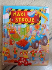 kniha Maxi stroje 5x puzzle , Rebo 2014