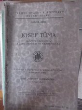 kniha Josef Tůma sborník vzpomínek k jeho šedesátým narozeninám, Dědictví Komenského 1925