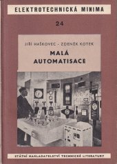 kniha Malá automatisace, SNTL 1958