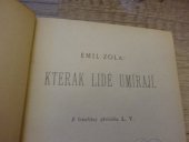 kniha Kterak lidé umírají, J. Otto 1897