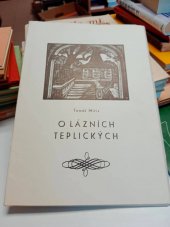 kniha O lázních teplických [Báseň], Kraj. muzeum 1980