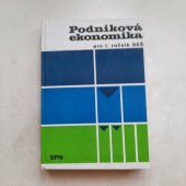 kniha Podniková ekonomika pro 1. roč. stř. ekon. škol, stud. obor všeobec. ekonomika, SPN 1980