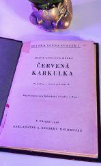 kniha Červená Karkulka pohádka o třech jednáních, Alois Neubert 1936