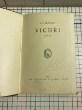 kniha Vichri, Vilímek Praha 1925