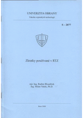 kniha Zkratky používané v RTZ, Univerzita obrany 2008