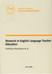 kniha Research in English language teacher education, Masaryk University 2009