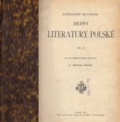 kniha Dějiny literatury polské, Jan Laichter 1906