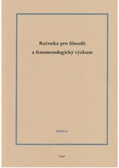 kniha Ročenka pro filosofii a fenomenologický výzkum, Togga 2012