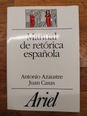 kniha Manual de rétorica española, Editorial Ariel 2006