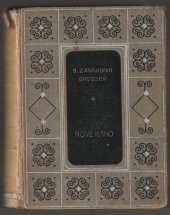 kniha Nové ráno, Českomoravské podniky tiskařské a vydavatelské 1924