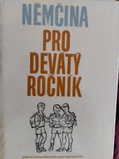 kniha Němčina pro devátý ročník základní devítileté školy, SPN 1972