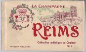 kniha La Champagne Reims  Collection artistique en Couleur 1920