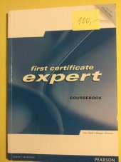 kniha first certificate Expert Coursebook, Pearson 2013