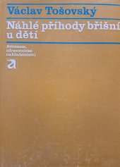 kniha Náhlé příhody břišní u dětí, Avicenum 1970