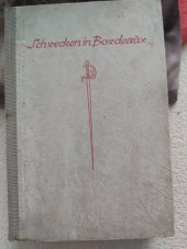 kniha Schrecken in Bordeaux, Verlag modni&Lindede 1937