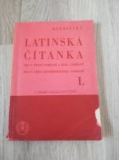 kniha Latinská čítanka pro V. třídu gymnasií a reál. gymnasií, pro VI. třídu reformních reál. gymnasií, Česká grafická unie a. s. 1942