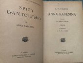 kniha Anna Karenina, Jos. R. Vilímek 1923