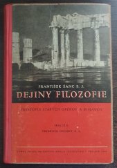 kniha Dejiny filozofie Filozofia starých Grékov a Rimanov, Posol Božského Srdca Ježišovho v Trnave 1946