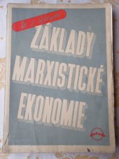 kniha Základy marxistické ekonomie, Svoboda 1946