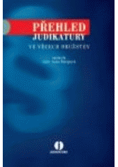 kniha Přehled judikatury ve věcech družstev, ASPI  2004