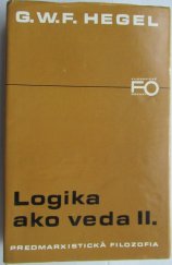kniha Logika ako veda II., Pravda 1986