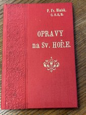 kniha Opravy konané r. 1903 v kostele na Sv. Hoře u Příbrami, Rektor na Sv. Hoře 1903