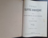 kniha Český slovník bohovědný, Cyrilo-Methodějská knihtiskárna a nakladatelství V. Kotrba 1912