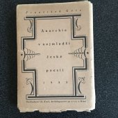 kniha Anarchie v nejmladší české poesii, St. Kočí 1922