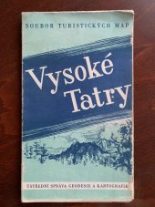 kniha Vysoké Tatry, Ústřední správa geodesie a kartografie 1957