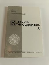 kniha Studia ethnographica 10, Karolinum  2000